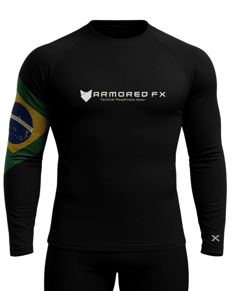 Armored FX Rashguard – Brazil Edition 🇧🇷
